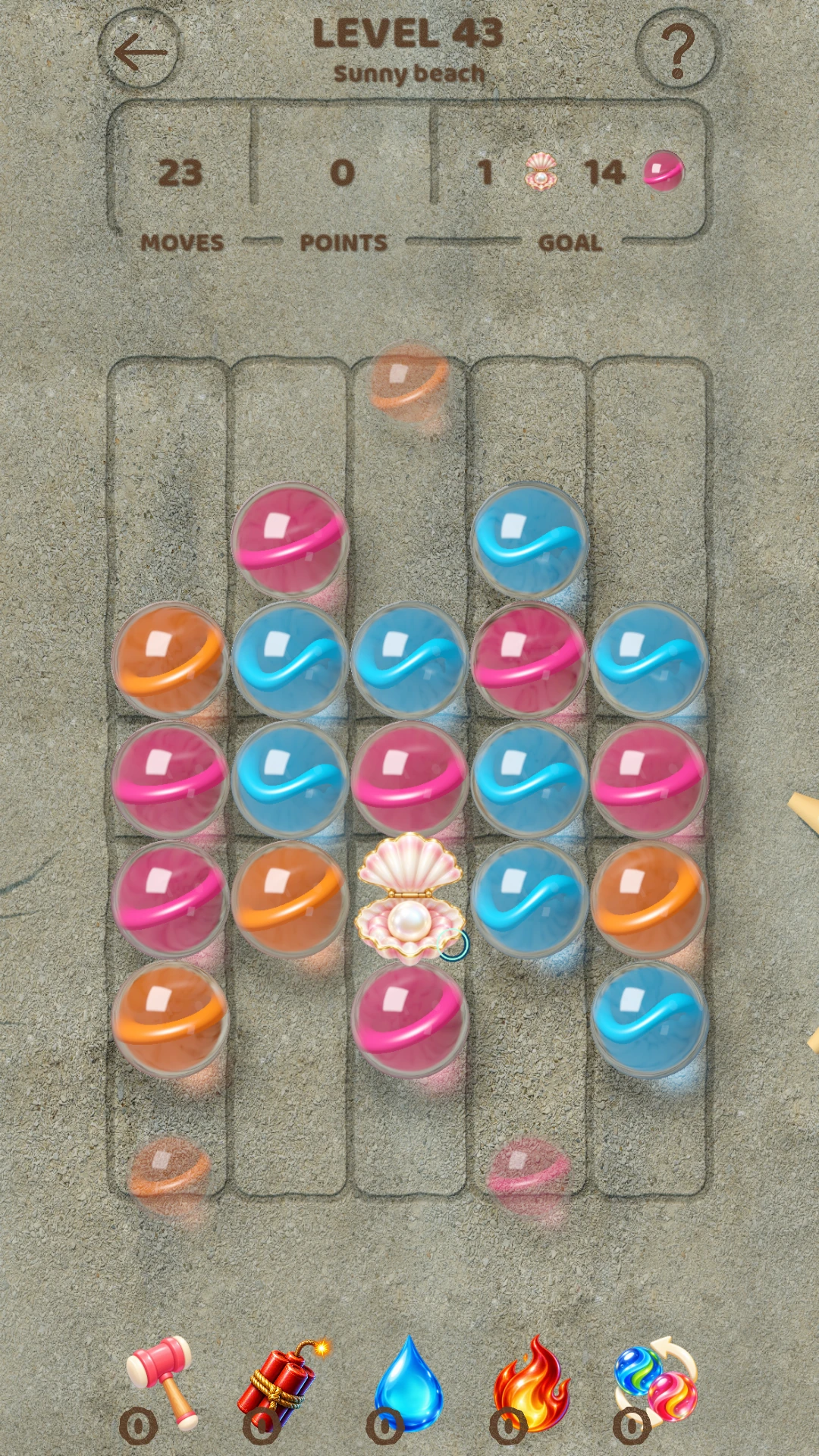 Each planet has its own obstacles. Watch their state and the level goal. Screenshot of update 1.0.12 (57).