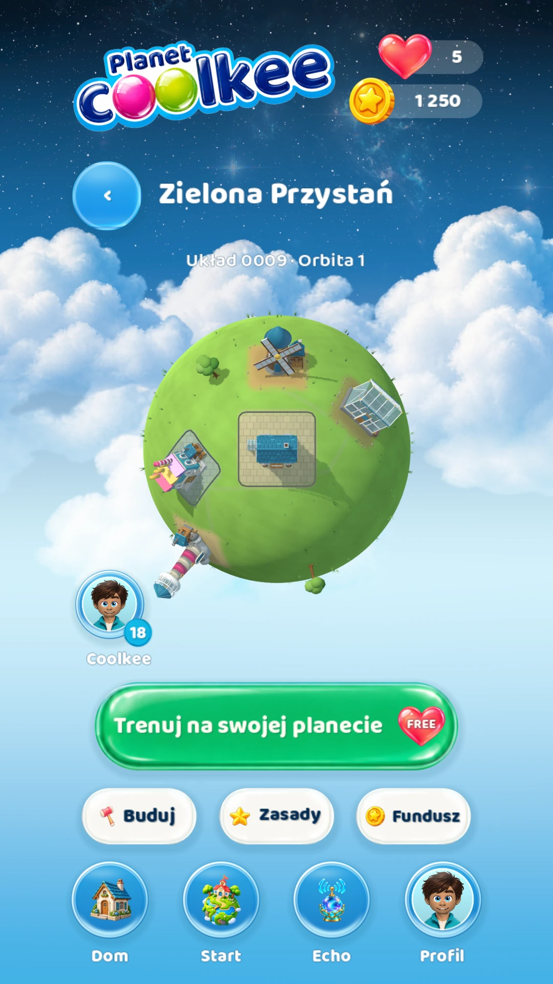 Przykładowa własna planeta gracza